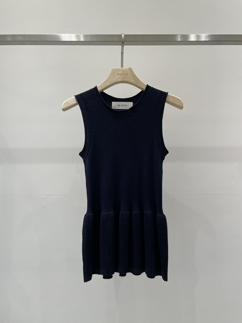 RE STYLE-Q東大門㊣實拍女裝新款職業真品時尚25秋冬吊帶背心RE STYLE吊帶/背心圖色3