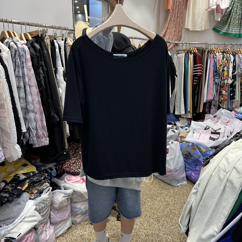 HAPPYBERRY韓國代購㊣女裝新品職業25秋冬推薦熱賣真品休閑T恤HAPPYBERRYT恤圖色8