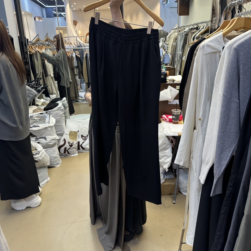 SANS東大門㊣實拍女裝新款熱賣時尚職業人氣休閑25秋冬休閑褲SANS休閑褲圖色2黑色