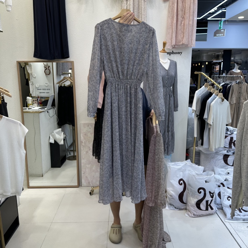 SYMPHONY東大門㊣直郵女裝新品推薦熱賣休閑人氣連衣裙可愛的SYMPHONY連衣裙