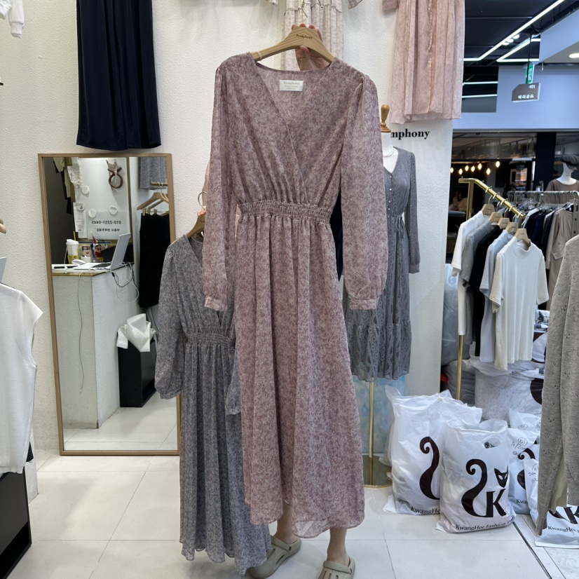 SYMPHONY東大門㊣直郵女裝新品推薦熱賣休閑人氣連衣裙可愛的SYMPHONY連衣裙圖色1