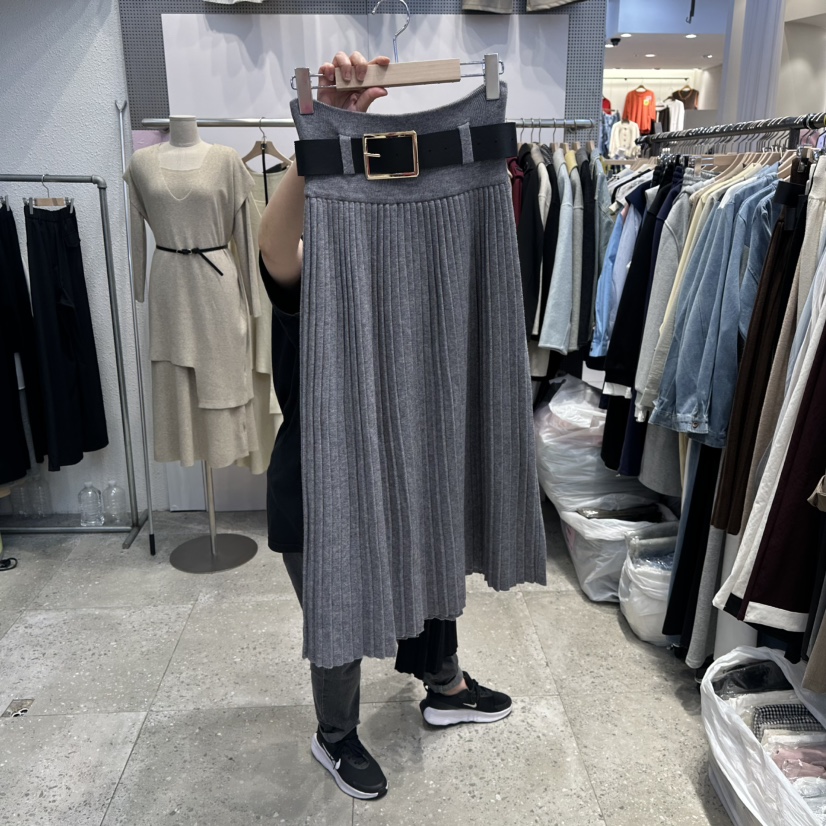 BLOOM東大門㊣直郵女裝新品人氣推薦休閑熱賣時尚長裙不含腰帶BLOOM-Q長裙圖色4