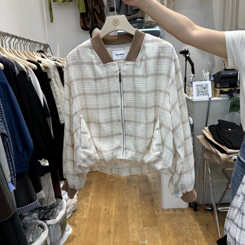 THE MOST-Q韓國代購㊣女裝新品25秋冬職業人氣休閑熱賣夾克THE MOST夾克圖色2