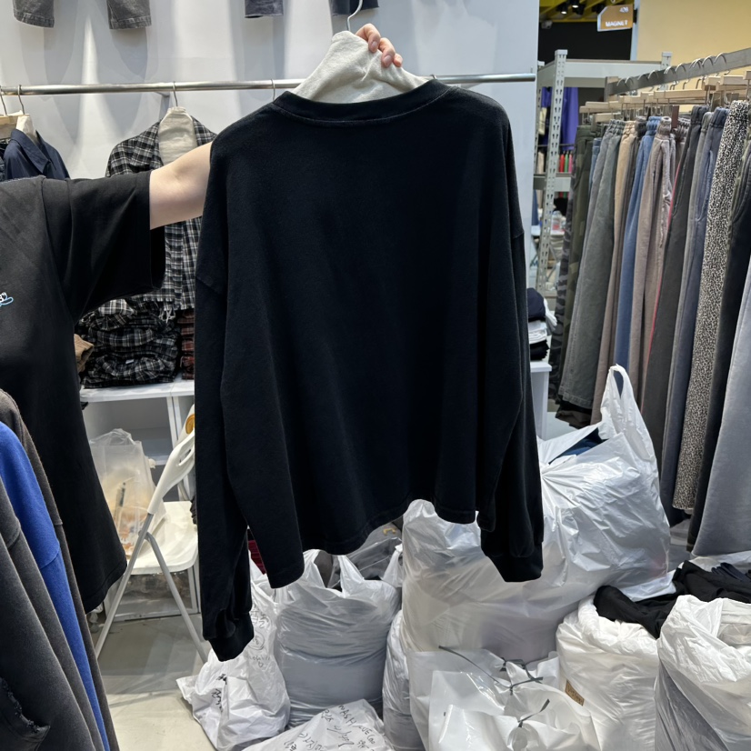 WASHBLUE東大門㊣實拍女士新品休閑真品人氣25秋冬時尚長袖T恤WASHBLUE長袖T恤