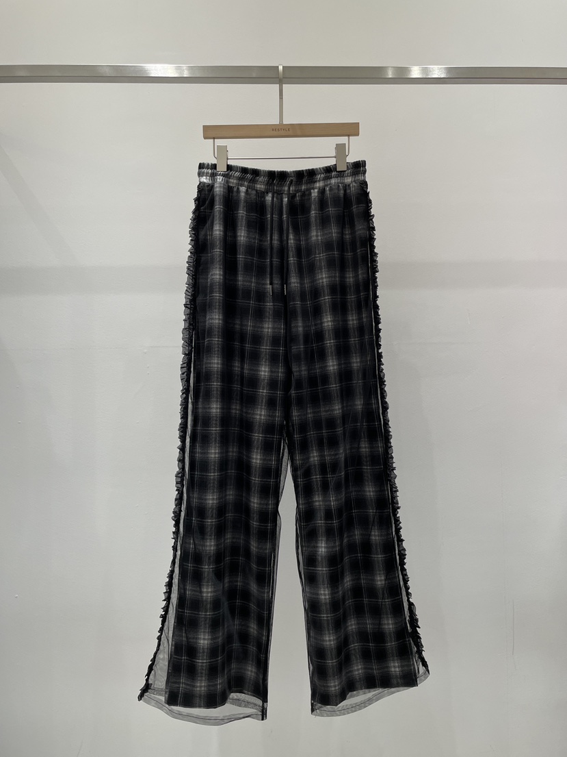 RE STYLE-Q韓國代購㊣女士新品熱賣推薦25秋冬人氣休閑褲RE STYLE休閑褲圖色2黑色