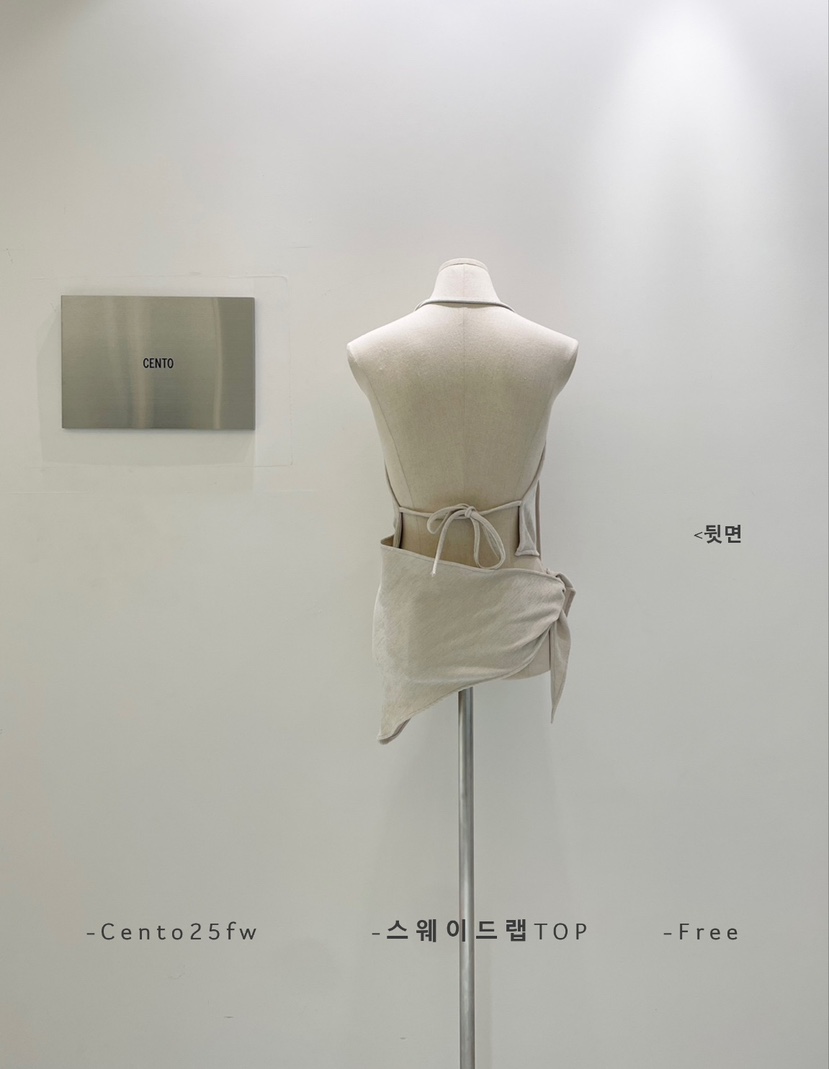 CENTO韓國直郵㊣女裝新款人氣推薦時尚25秋冬吊帶背心絨面革CENTO吊帶/背心