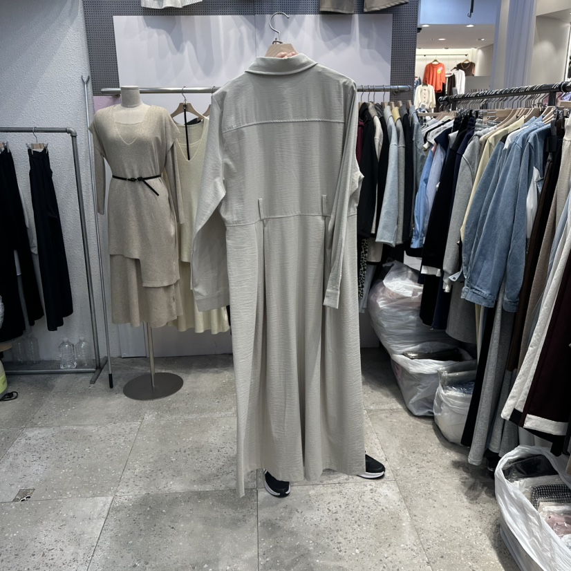 BLOOM東大門㊣直郵女裝新品休閑熱賣職業人氣連衣裙不含腰帶BLOOM-Q連衣裙