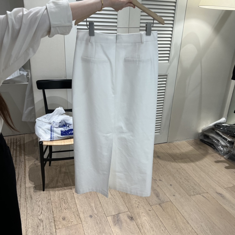 MONIQUE東大門㊣代購女士新品時尚推薦半身裙中短裙斜紋布棉質MONIQUE半身裙/中短裙