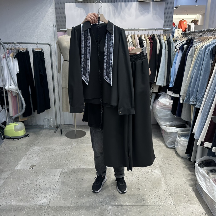 BLOOM韓國代購㊣女士新品休閑推薦時尚套裝不含腰帶兩件套套裝BLOOM-Q套裝圖色3