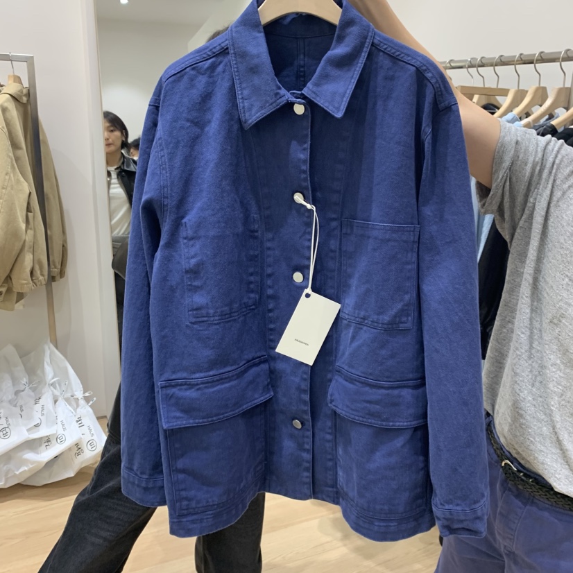 HAUS-A東大門㊣代購女裝新款推薦真品職業熱賣人氣夾克口袋HAUS-A夾克圖色1