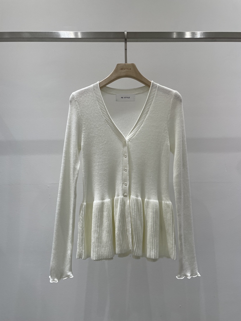 RE STYLE-Q韓國直郵㊣女士新品人氣真品時尚針織衫羊毛衫RE STYLE針織衫圖色1