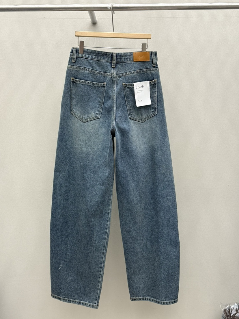 EOOB/LAMEREI東大門㊣實拍女士新品25秋冬真品休閑人氣牛仔褲EOOB/LAMEREI牛仔褲