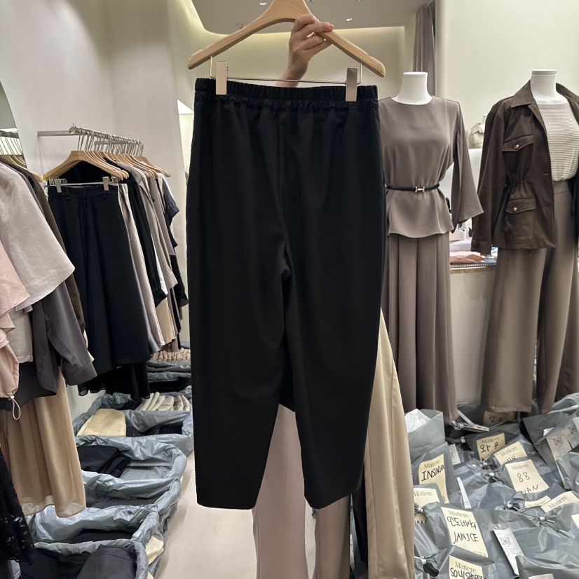 MATIERE韓國代購㊣女裝新品熱賣時尚推薦職業真品25秋冬休閑褲MATIERE休閑褲