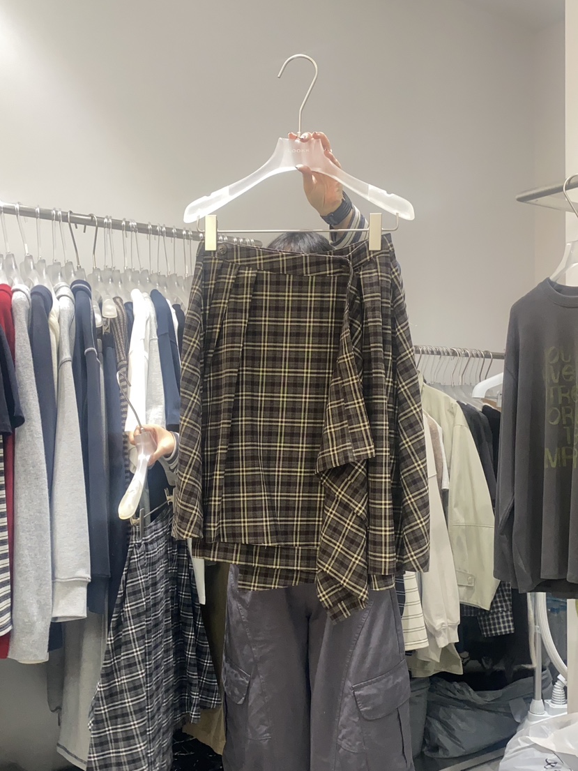 LOOKK韓國代購㊣女裝新品推薦時尚真品人氣休閑半身裙中短裙LOOKK半身裙/中短裙圖色3