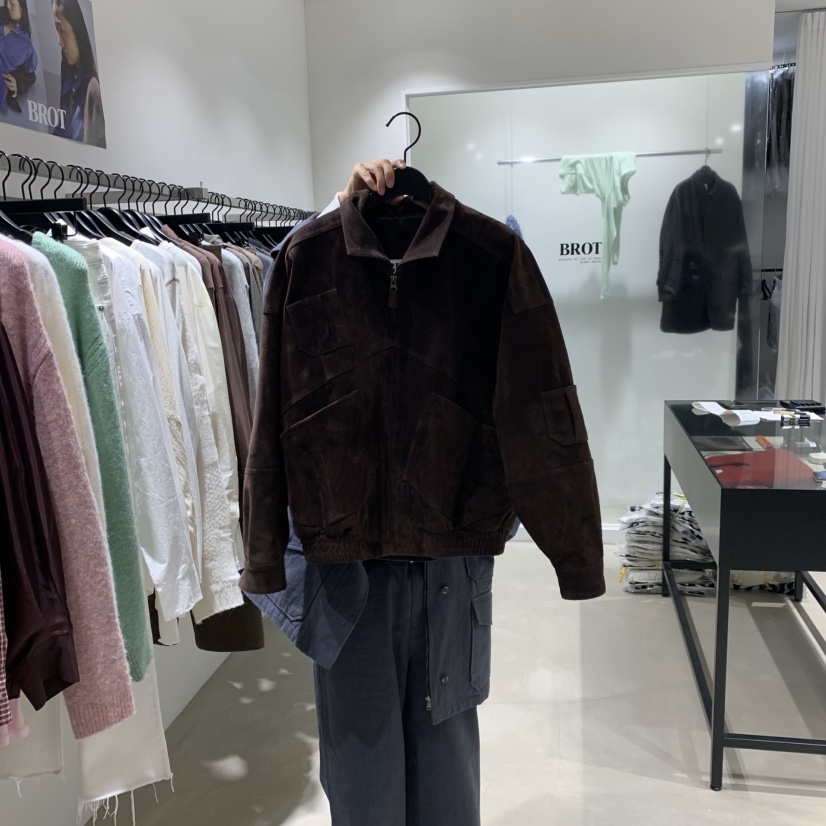 BROT東大門㊣實拍女裝新款人氣真品時尚休閑推薦25秋冬夾克BROT夾克圖色1