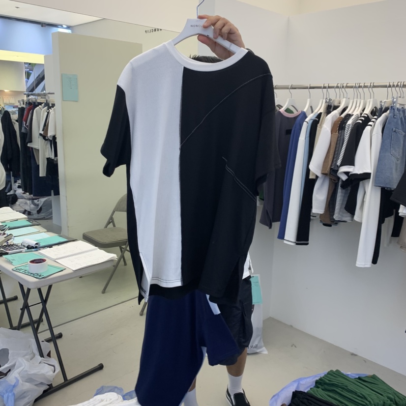 NON CLIP東大門㊣直郵女裝新品推薦熱賣休閑時尚25秋冬T恤NON CLIPT恤圖色2