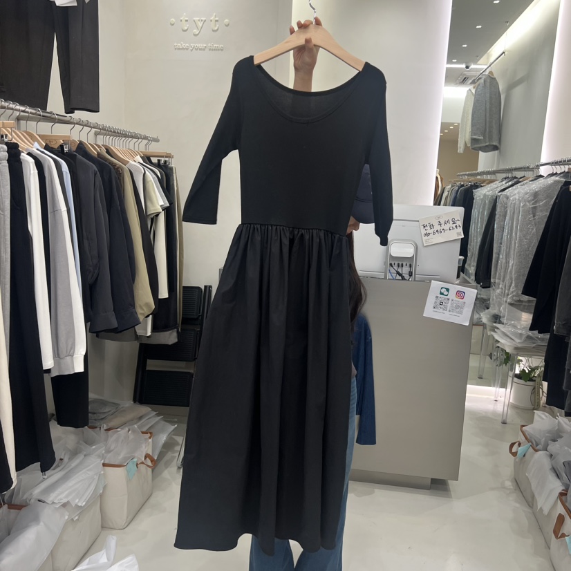 TAKE YOUE TIME韓國代購㊣女士新品休閑熱賣推薦人氣連衣裙TAKE YOUE TIME連衣裙