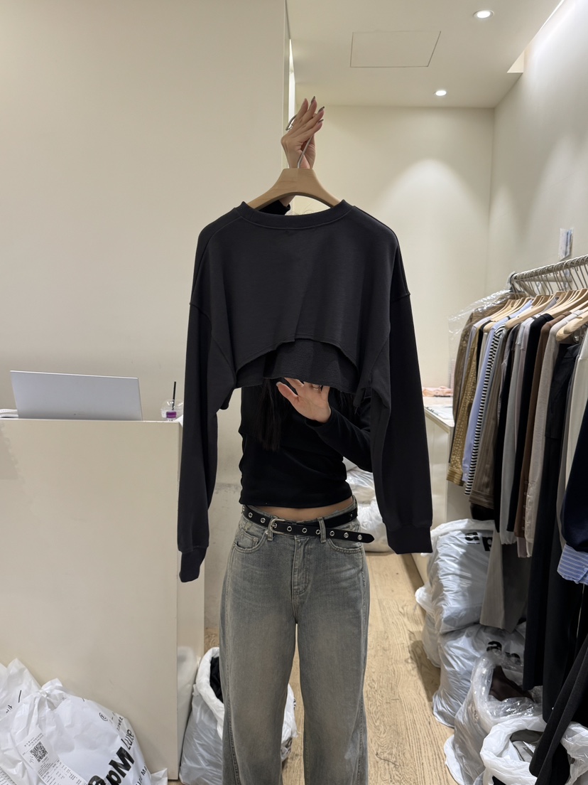 FLOWER-L韓國直郵㊣女裝新品25秋冬職業推薦人氣衛衣不含內搭FLOWER-L衛衣