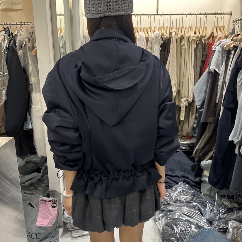 BERTHA韓國代購㊣女士新款人氣推薦時尚真品25秋冬夾克連帽衫BERTHA夾克