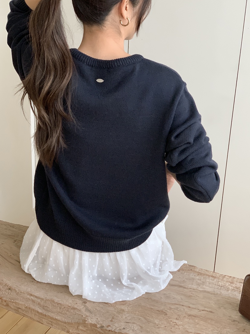 RE:OPENING韓國直郵㊣女裝新品真品熱賣職業人氣25秋冬針織衫RE:OPENING針織衫