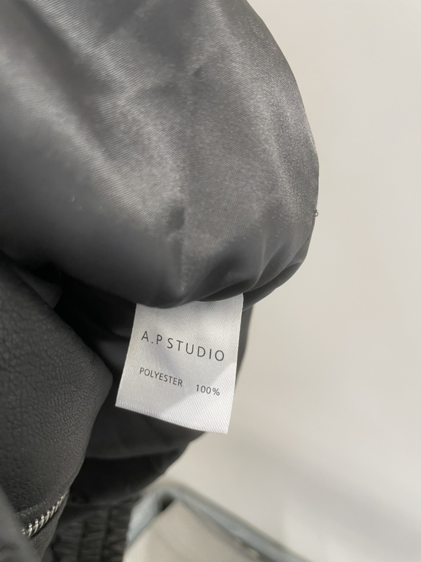 A P-STUDIO韓國代購㊣女士新款熱賣休閑人氣25秋冬夾克皮革A P-STUDIO夾克