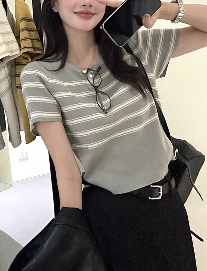 OLA東大門㊣代購女士新款熱賣休閑人氣時尚25秋冬推薦真品T恤mellor/OLAT恤