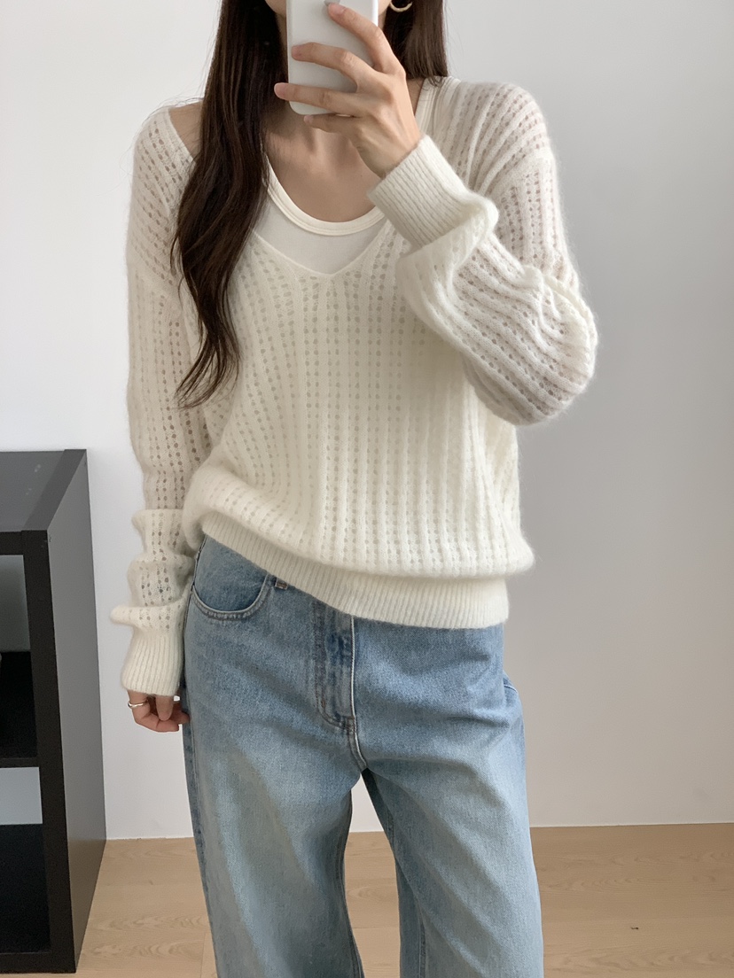 A P-STUDIO韓國直郵㊣女裝新品休閑人氣推薦職業熱賣針織衫A P-STUDIO針織衫