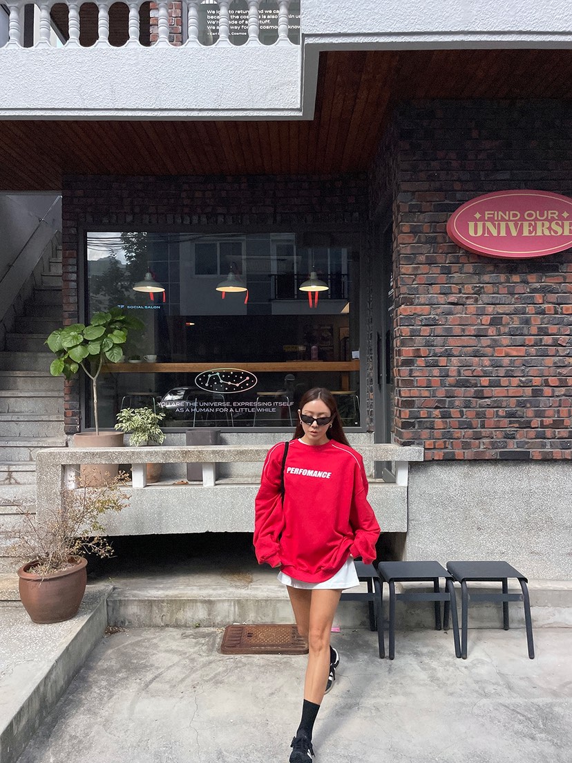 AMOOD韓國直郵㊣女裝新品職業休閑人氣25秋冬真品熱賣推薦衛衣AMOOD衛衣