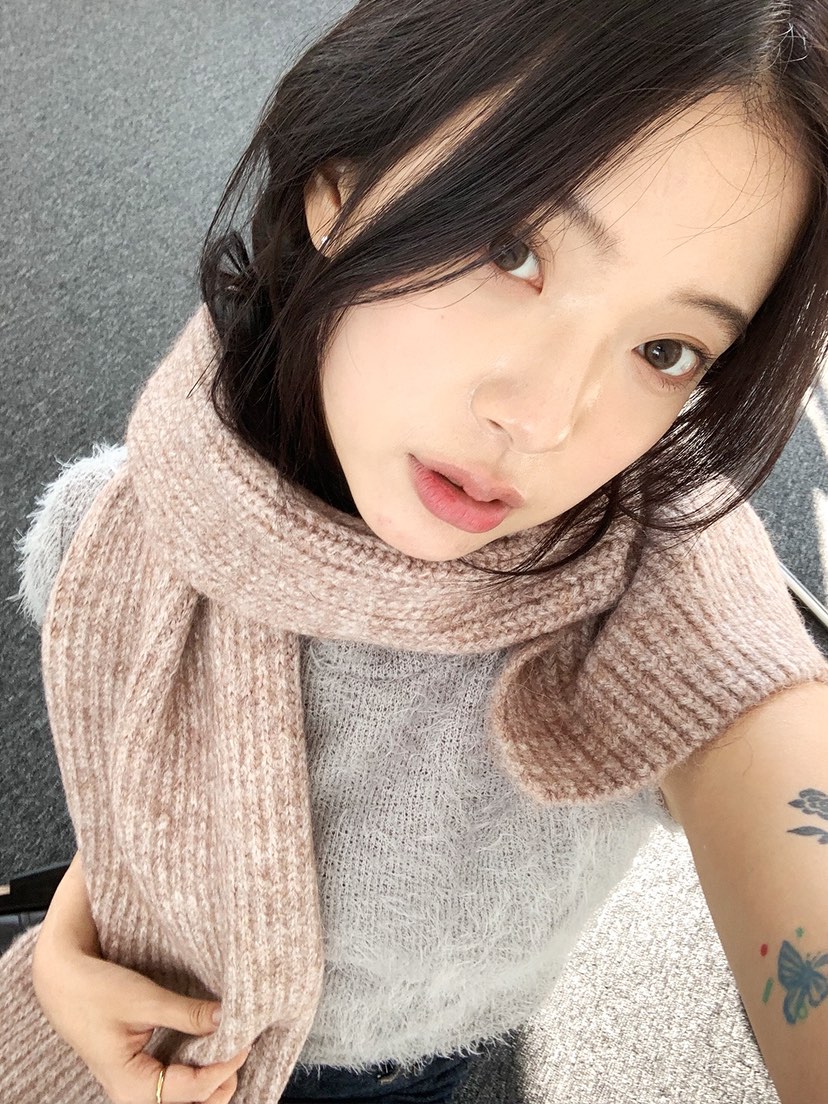 NICEALICE東大門㊣代購女裝新品真品推薦時尚25秋冬圍巾披肩羊絨NICEALICE圍巾/披肩
