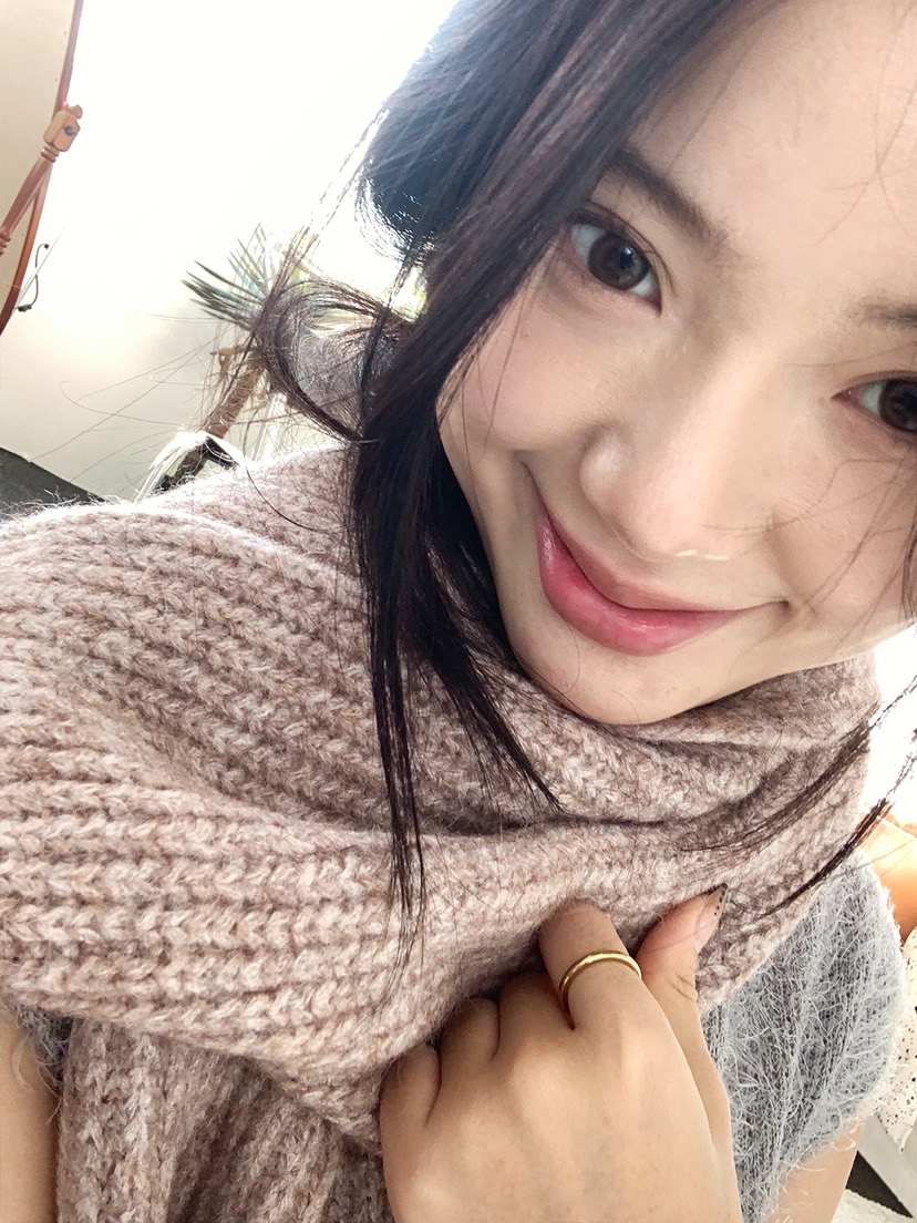 NICEALICE東大門㊣代購女裝新品真品推薦時尚25秋冬圍巾披肩羊絨NICEALICE圍巾/披肩