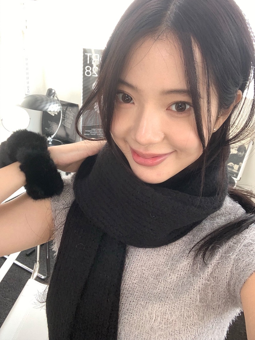 NICEALICE東大門㊣代購女裝新品真品推薦時尚25秋冬圍巾披肩羊絨NICEALICE圍巾/披肩
