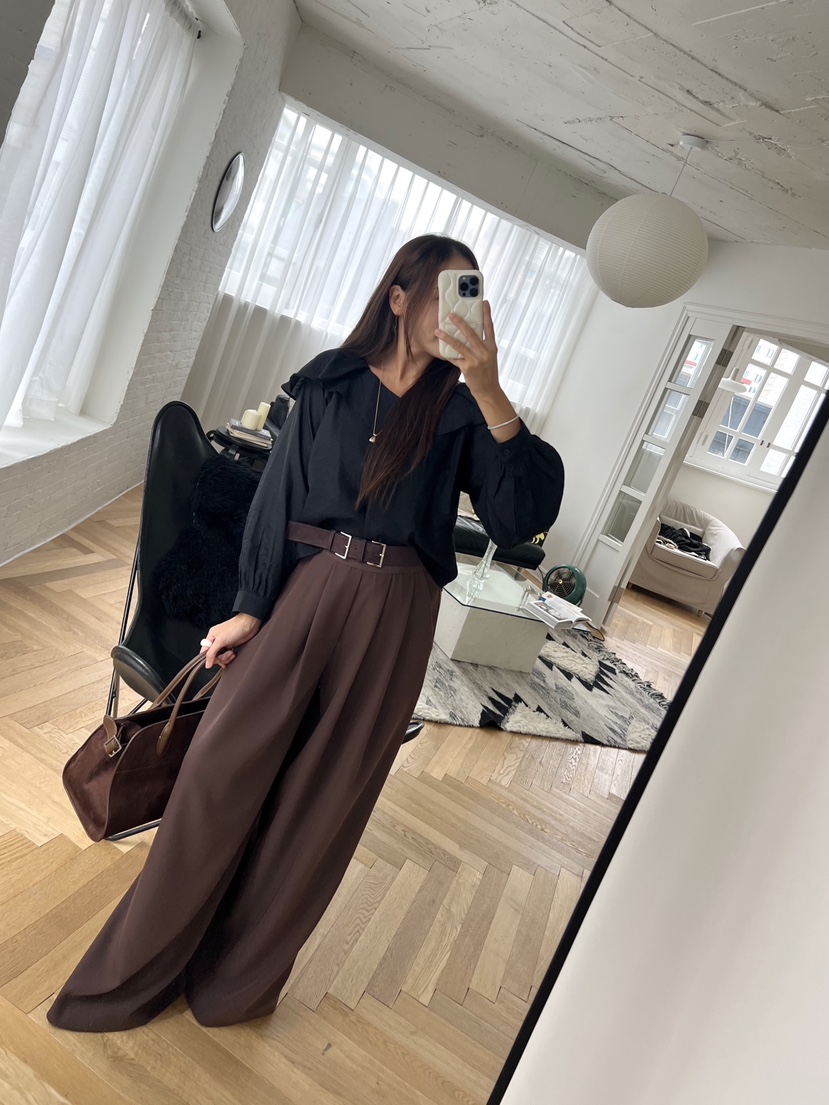 BOLD韓國代購㊣女裝新款人氣真品推薦熱賣時尚25秋冬休閑褲BOLD休閑褲