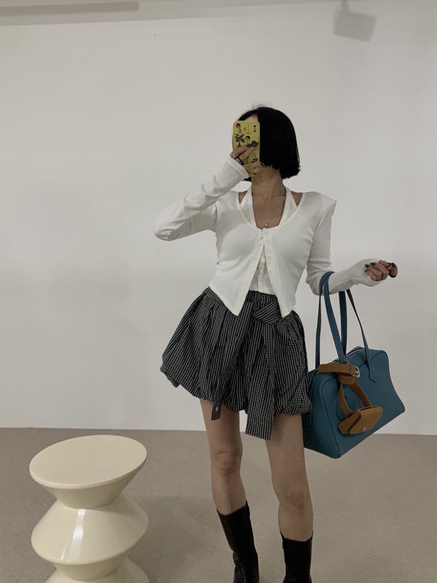 J.RITZY韓國代購㊣女裝新品25秋冬熱賣職業休閑時尚人氣短裙J.RITZY短裙