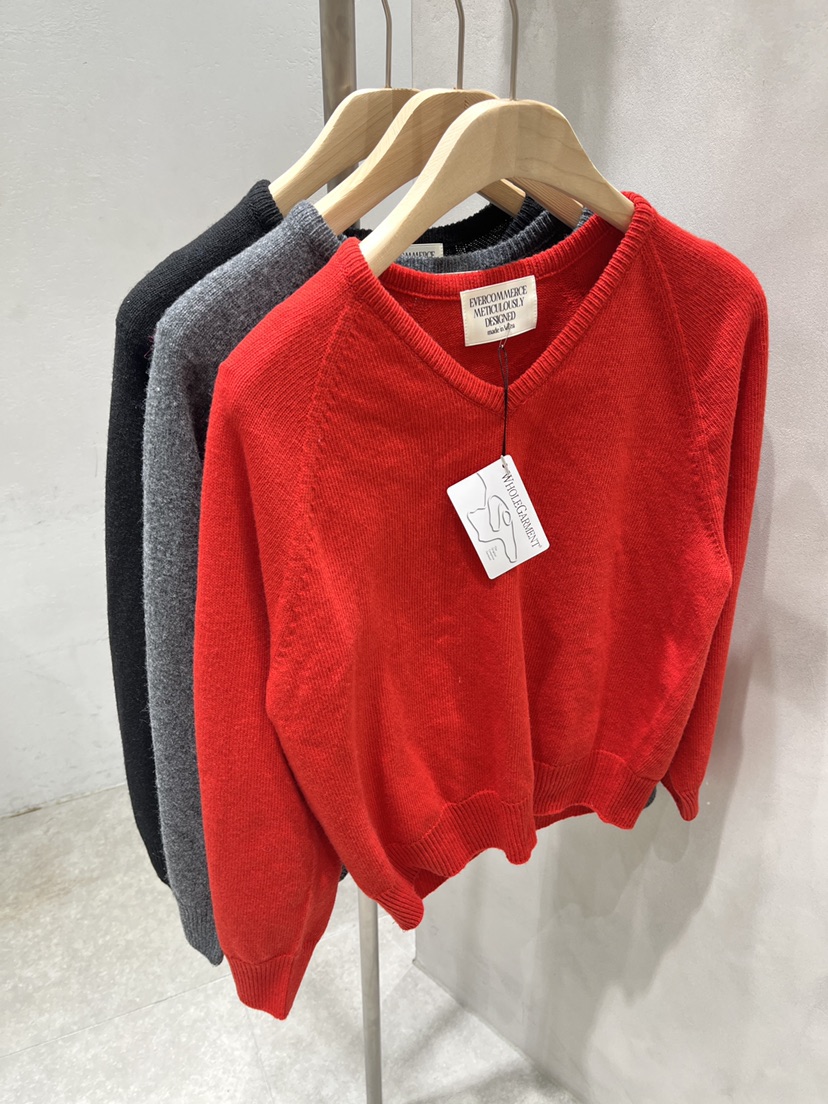 EVERCOMMERCE METICULOUSLY DESIGNED韓國直郵㊣女士新品25秋冬針織衫EVERCOMMERCE針織衫