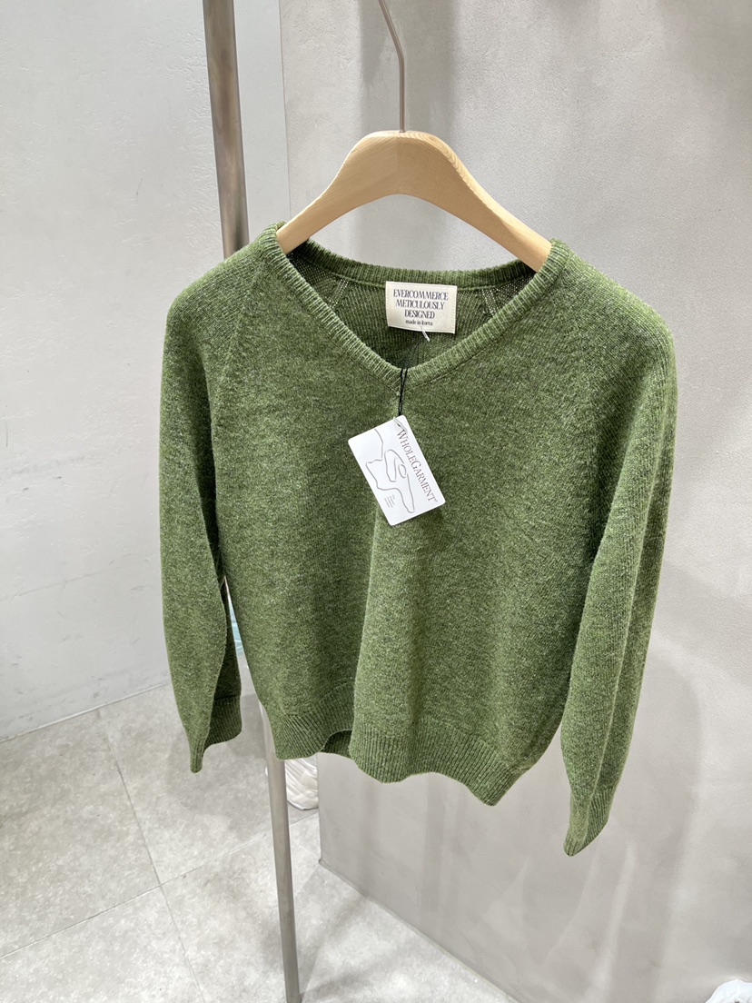 EVERCOMMERCE METICULOUSLY DESIGNED韓國直郵㊣女士新品25秋冬針織衫EVERCOMMERCE針織衫圖色7