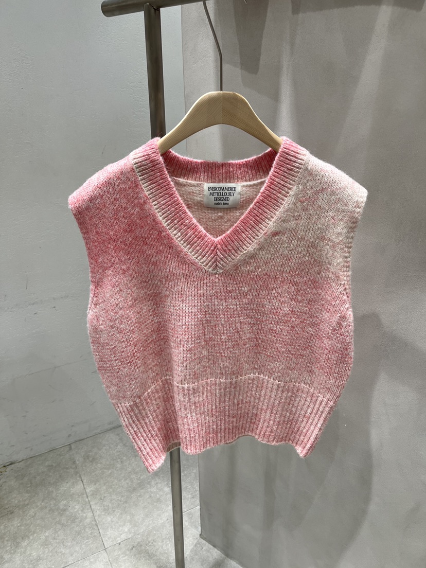 EVERCOMMERCE METICULOUSLY DESIGNED東大門㊣實拍女士新品休閑馬甲EVERCOMMERCE馬甲圖色3
