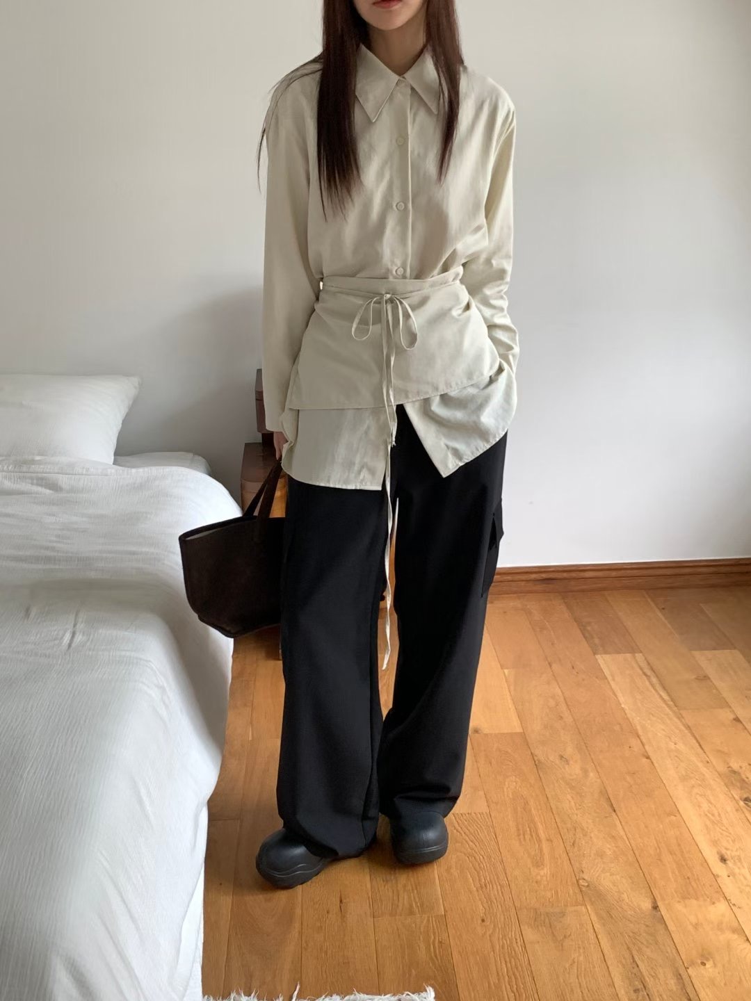 LOWELL韓國代購㊣女裝新品時尚人氣熱賣真品休閑職業休閑褲LOWELL休閑褲