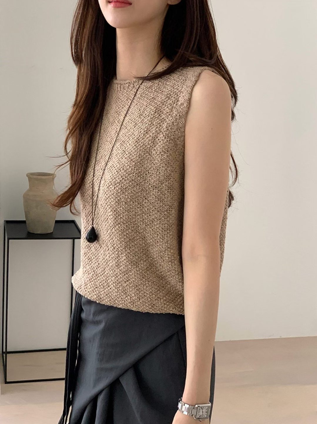 LOWELL東大門㊣代購女裝新款時尚職業推薦休閑熱賣吊帶背心LOWELL吊帶/背心圖色2