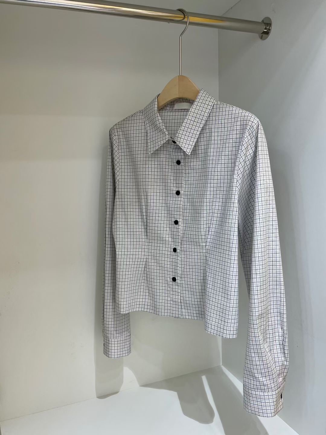 IMMENSE韓國代購㊣女士新品25秋冬職業熱賣人氣襯衫蕾絲衫格紋IMMENSE襯衫/蕾絲衫