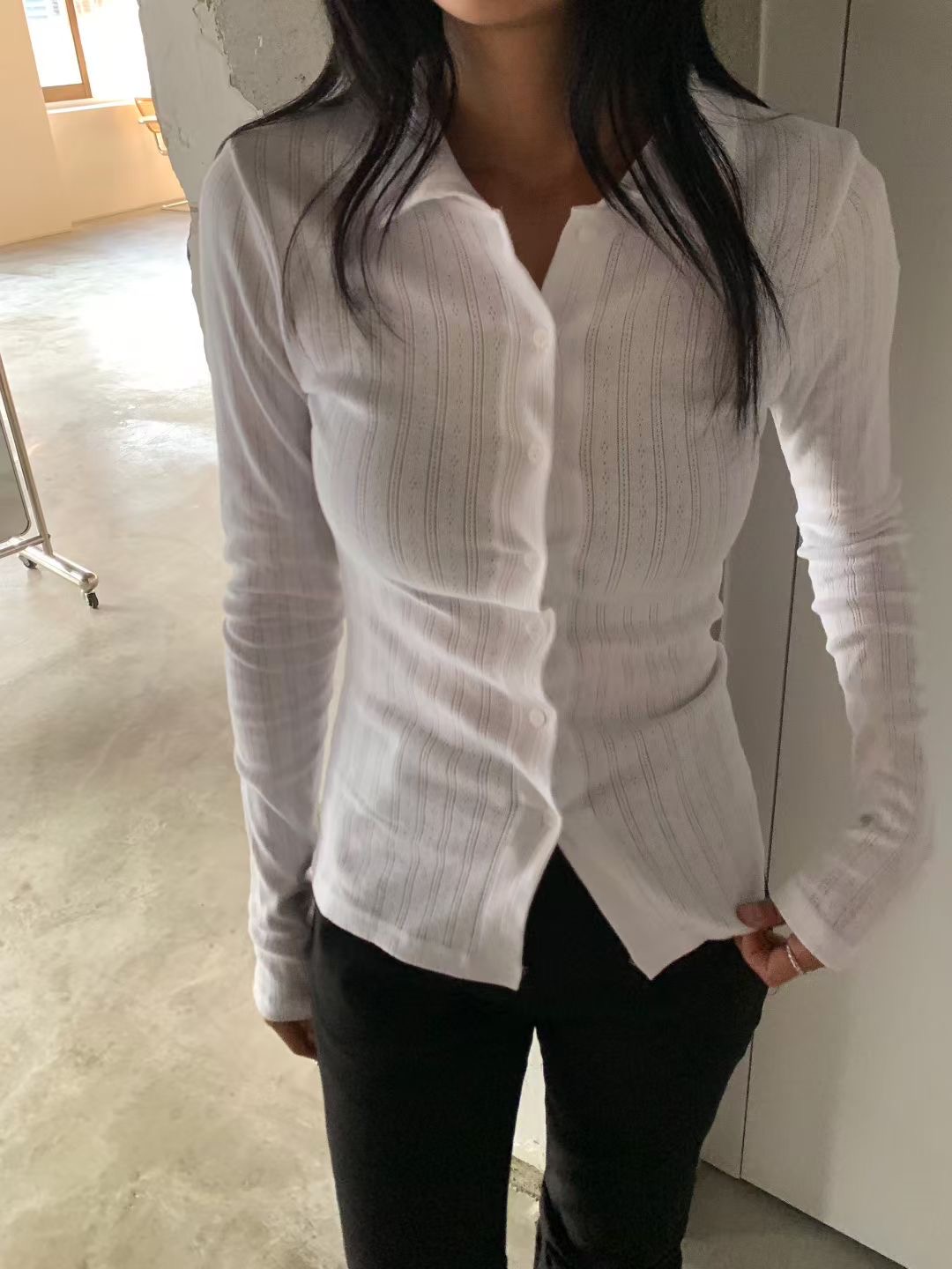 IMMENSE東大門㊣直郵女裝新品職業人氣時尚真品休閑針織衫開衫IMMENSE針織衫圖色2