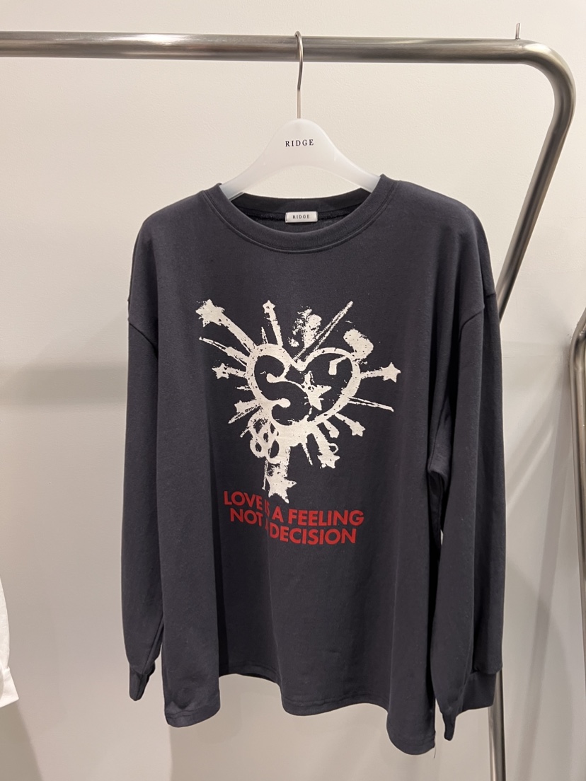 RIDGE-P韓國直郵㊣女裝新品25秋冬推薦職業時尚真品長袖T恤RIDGE-P長袖T恤圖色2