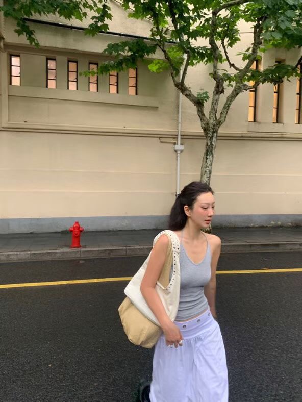 IMMENSE東大門㊣直郵女裝新品休閑時尚推薦職業人氣吊帶背心IMMENSE吊帶/背心