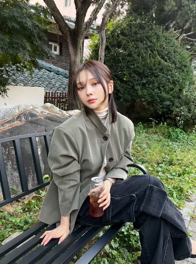 IMMENSE東大門㊣實拍女士新款熱賣時尚推薦人氣25秋冬休閑夾克IMMENSE夾克