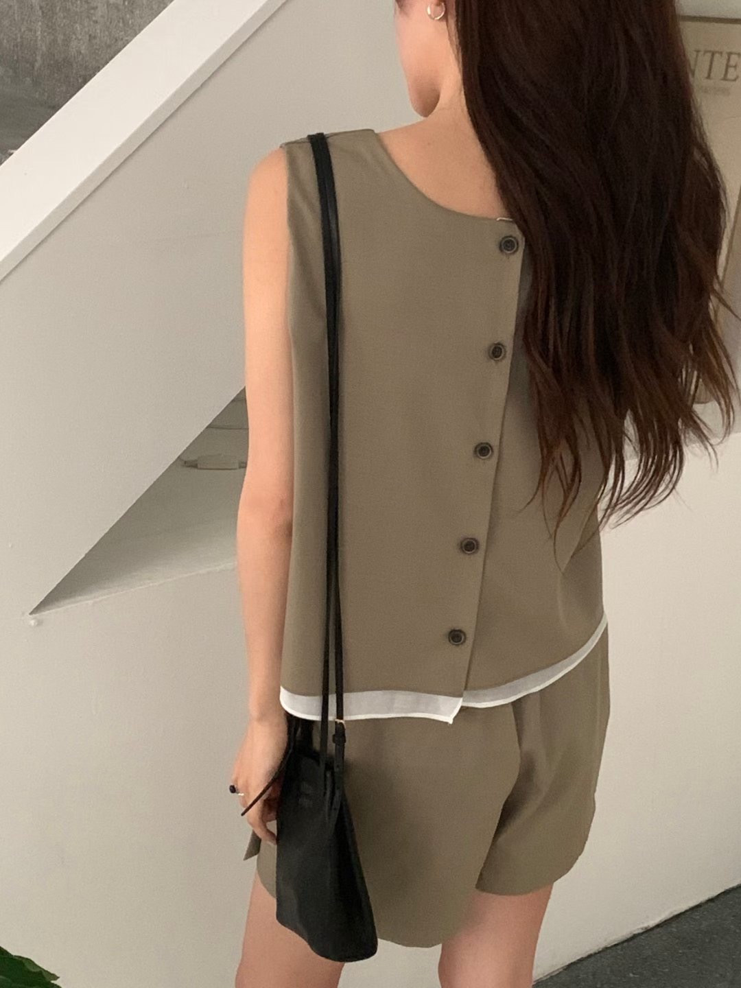LOWELL東大門㊣代購女裝新品推薦25秋冬職業休閑熱賣吊帶背心LOWELL吊帶/背心
