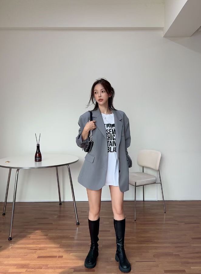 IMMENSE韓國直郵㊣女士新品時尚職業人氣推薦休閑熱賣西裝西服IMMENSE西裝/西服
