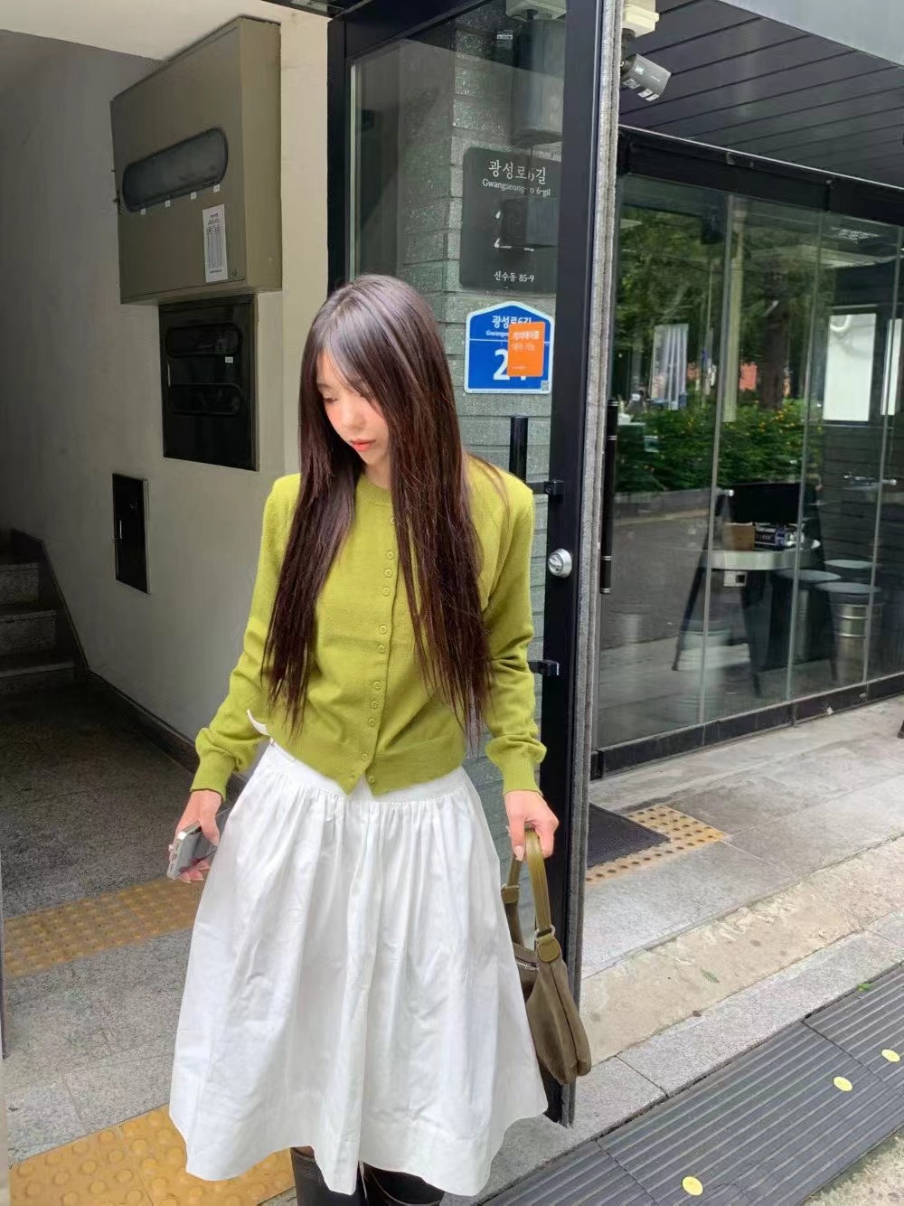 ARVO韓國直郵㊣女裝新款人氣時尚熱賣休閑真品職業針織衫開衫ARVO針織衫