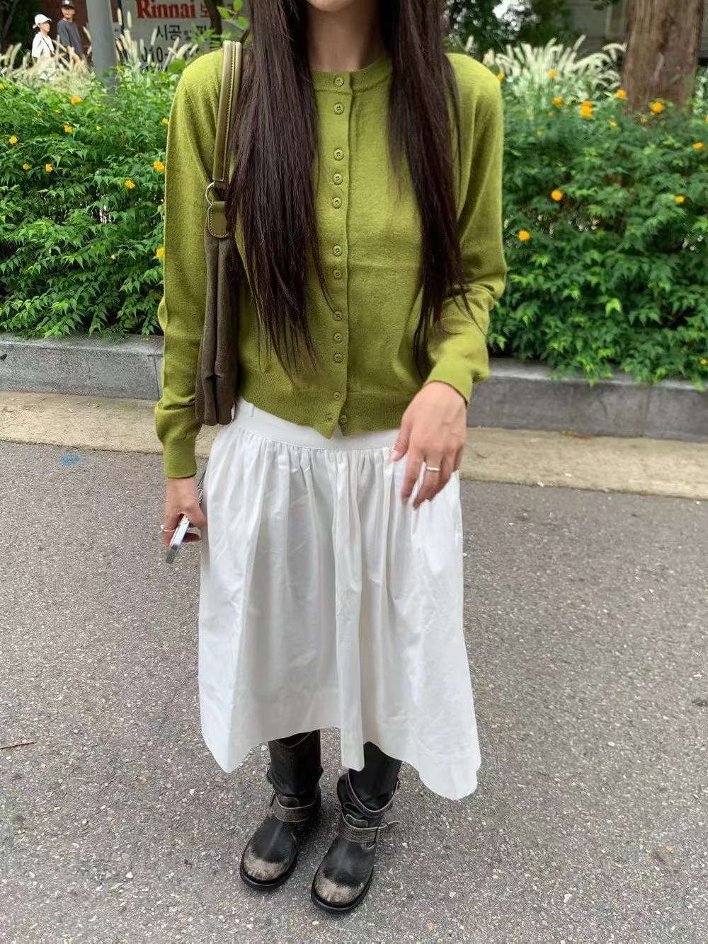 ARVO韓國直郵㊣女裝新款人氣時尚熱賣休閑真品職業針織衫開衫ARVO針織衫圖色1