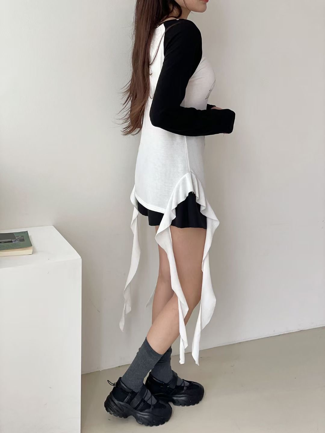 THEFLEX東大門㊣直郵女士新品熱賣推薦真品休閑時尚長袖T恤THEFLEX長袖T恤