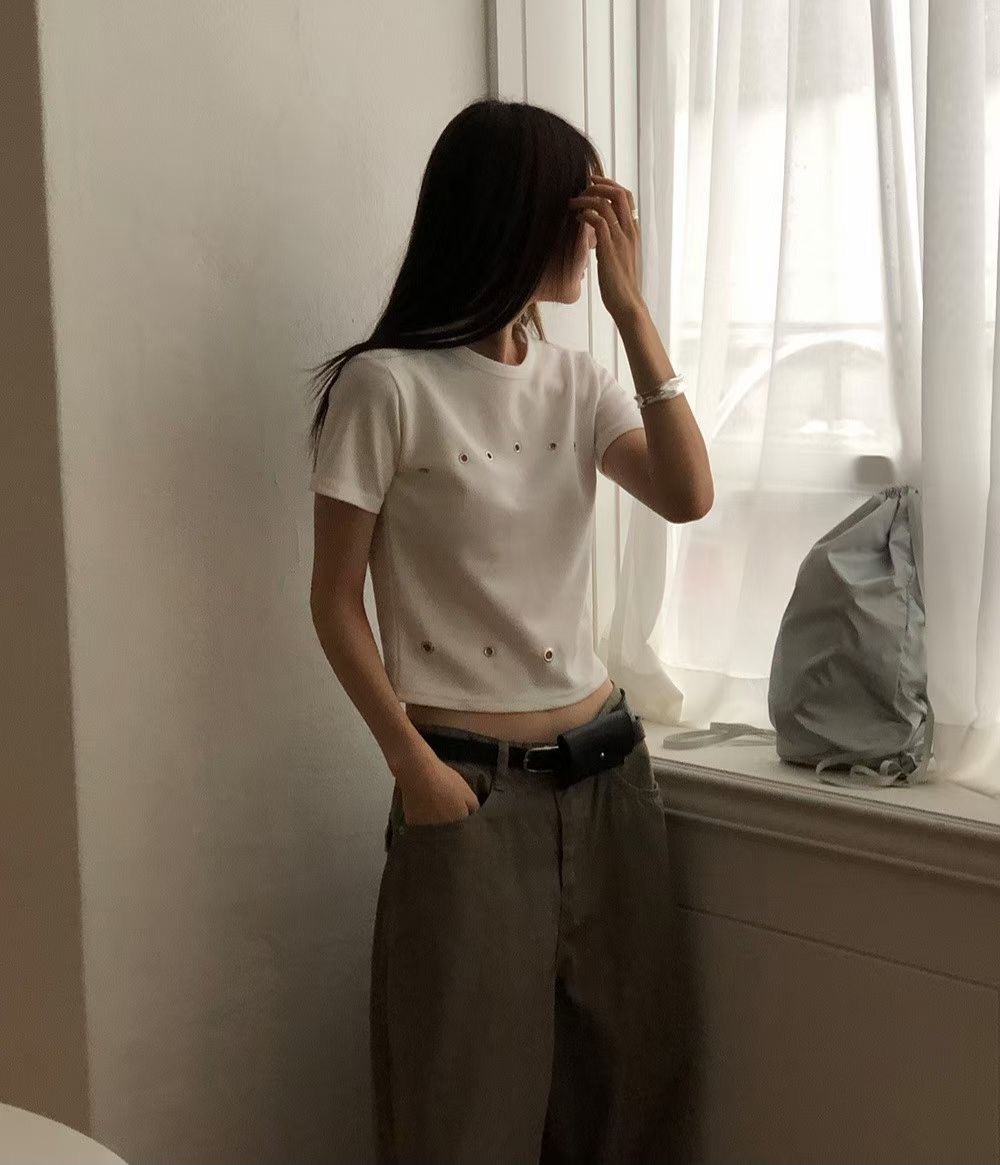 THEFLEX東大門㊣實拍女士新品推薦25秋冬休閑時尚真品熱賣T恤THEFLEXT恤