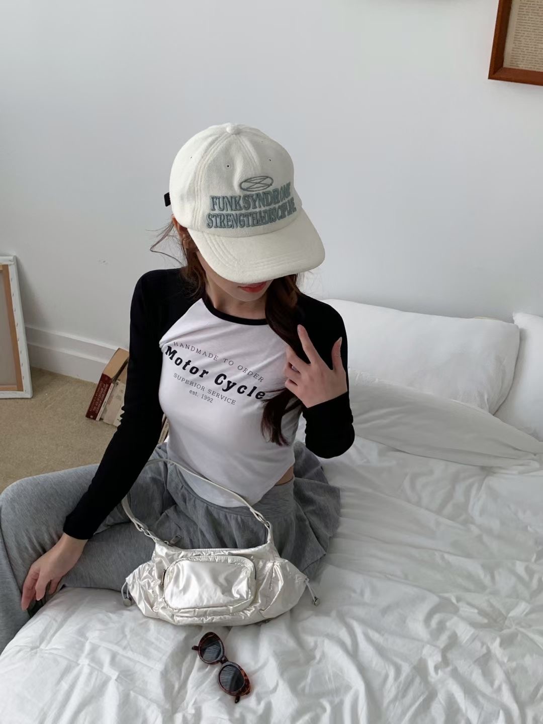 THEFLEX東大門㊣直郵女裝新品25秋冬推薦人氣真品職業長袖T恤THEFLEX長袖T恤圖色1